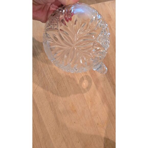 American Brilliant Period Nappy Shallow Open Serving Dish Clear Glass VTG - Picture 6 of 7